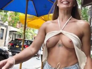 Bitchinbubba topless walk public