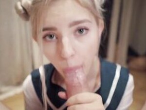 Eva Elfie in School Uniform