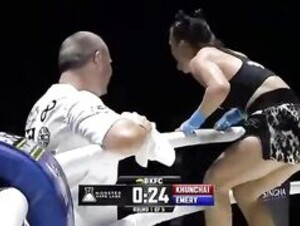 Tai Emery Flashing after Knockout