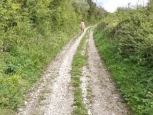 Lily_:is_naked: contryside walk