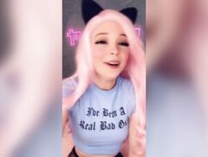 Belle Delphine nude debut