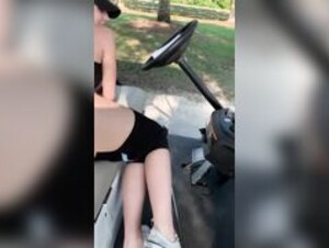 Sexy blonde teen flashing in public