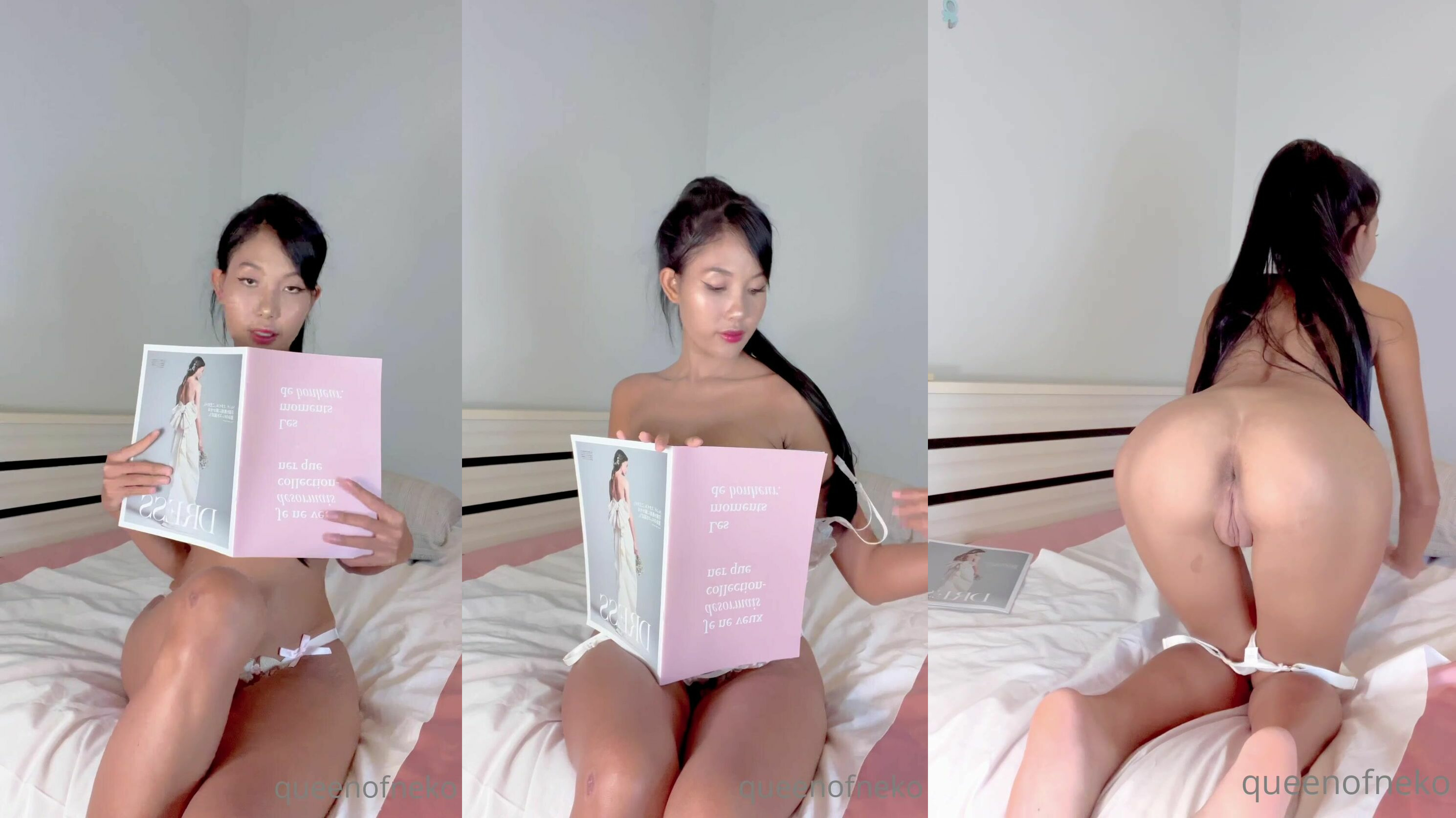 QueenofNeko Fools Around With Herself