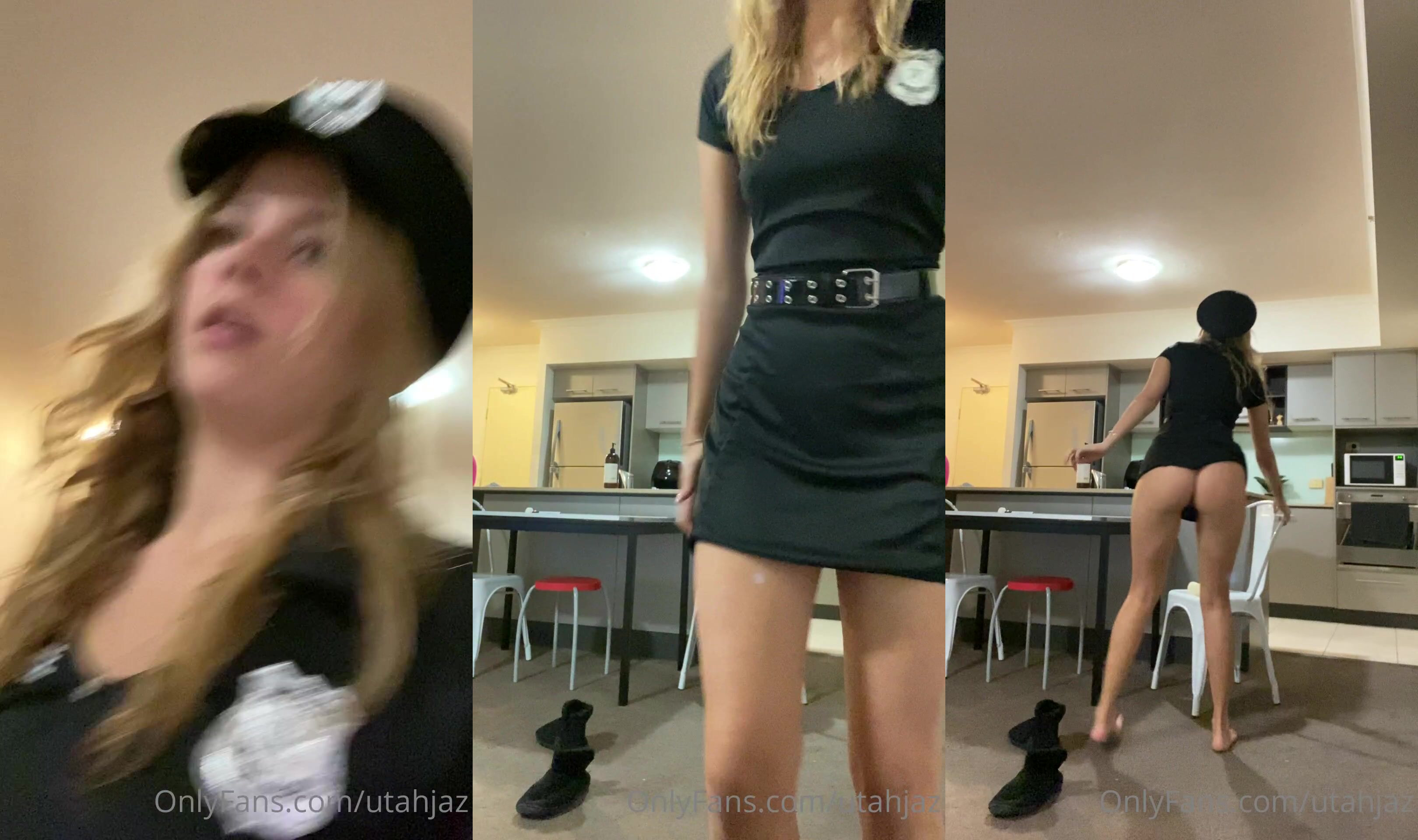 TeenUtahjaz Dresses Up As A Cop To Seduce You
