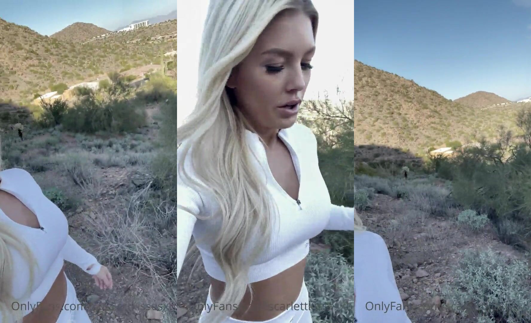 ScarlettKissesXO Sucks A Cock On A Mountain