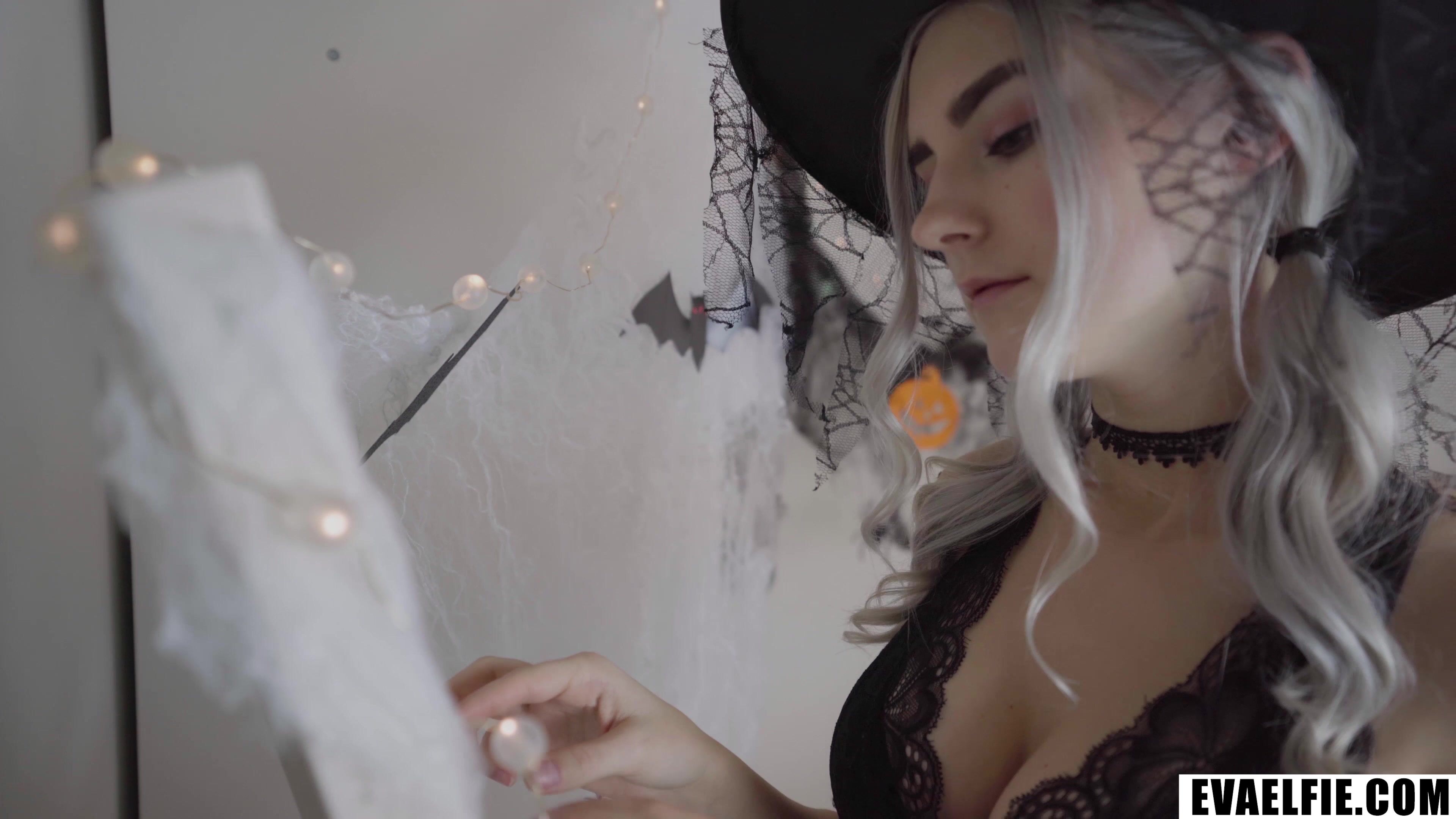 Witch Eva Elfie Rides Cock And Gets A Facial