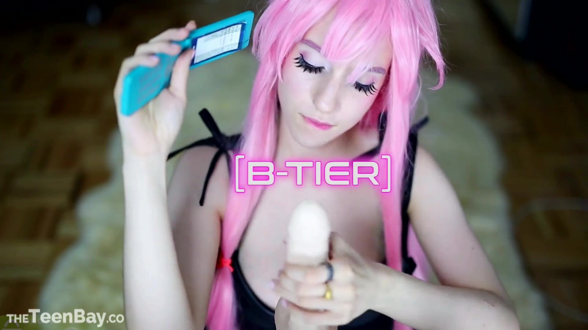Lana Rain Blows A Dildo As Yuno Gasai