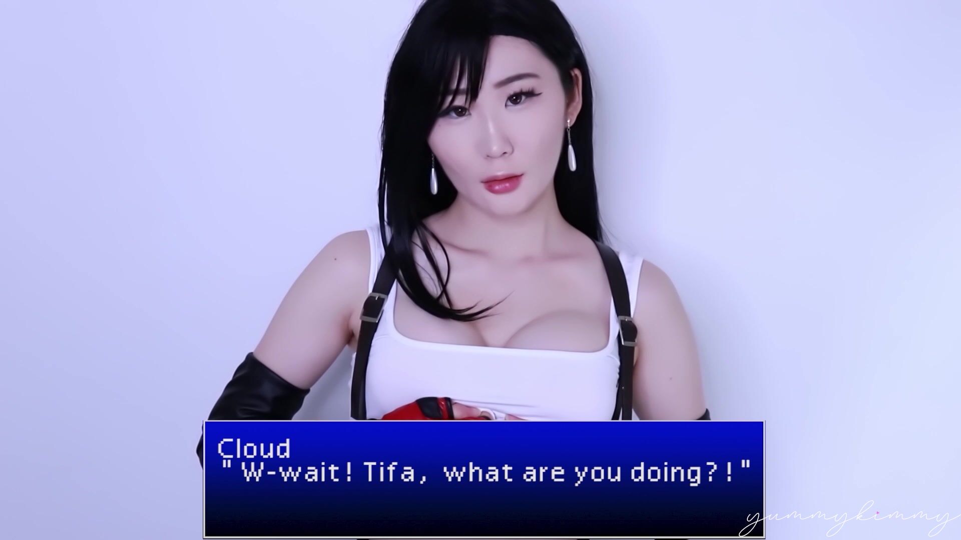 Yummy Kimmy As Tifa Enjoys A Toy Ride