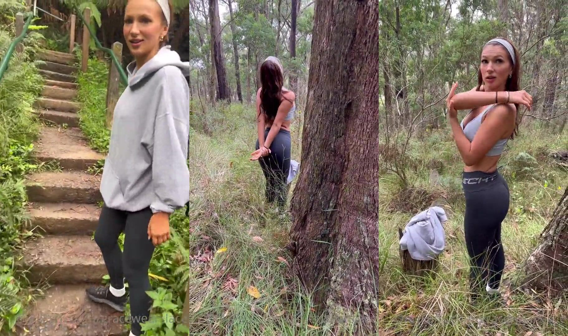 Gracewearslace Fucks In The Woods