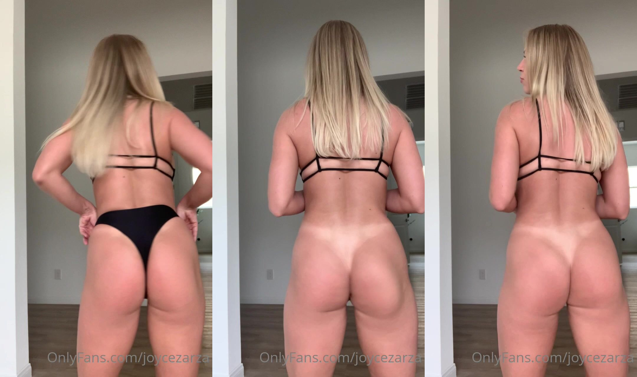 Joycezarza Strips And Shows Off Her Big Ass