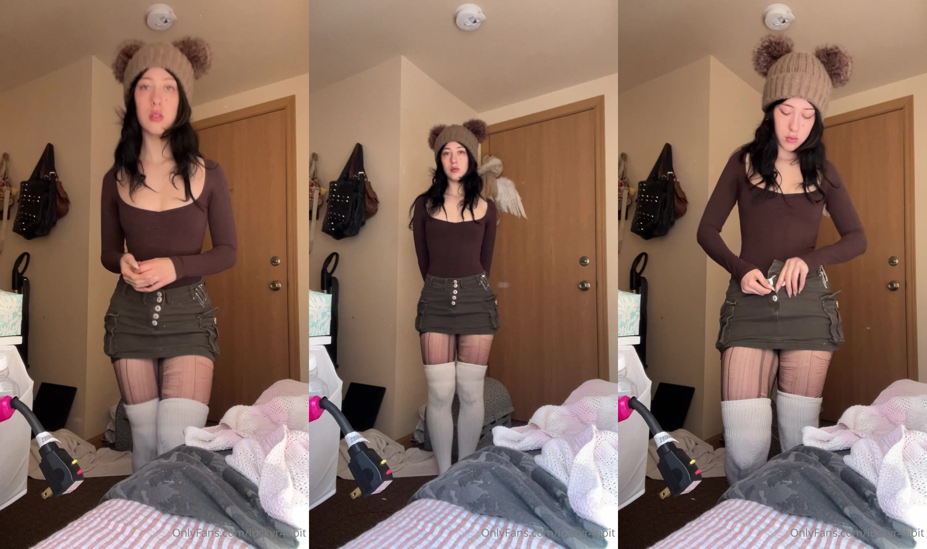 Goth Luckyr4bbit Try Out Their New Gym Outfits