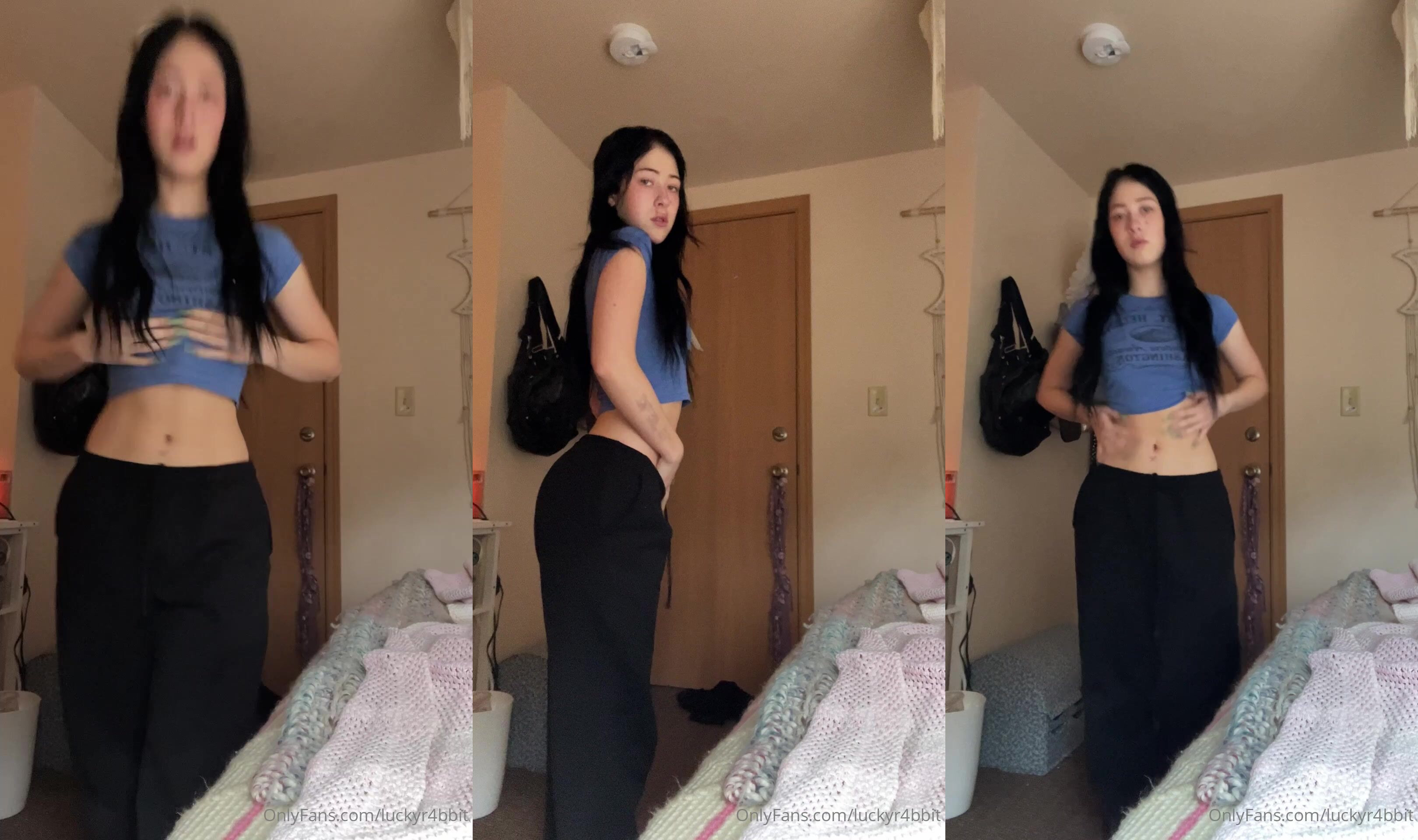 Teen Luckyr4bbit Takes Off Her Clothes To Seduce You