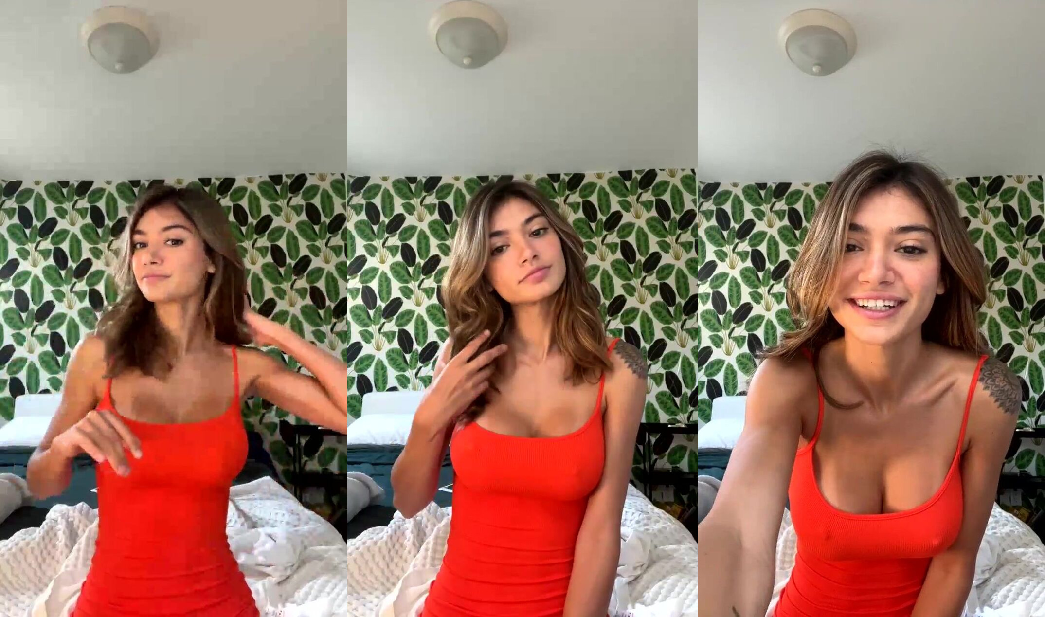Amira Brie Lets Her Tits Out During Vlog