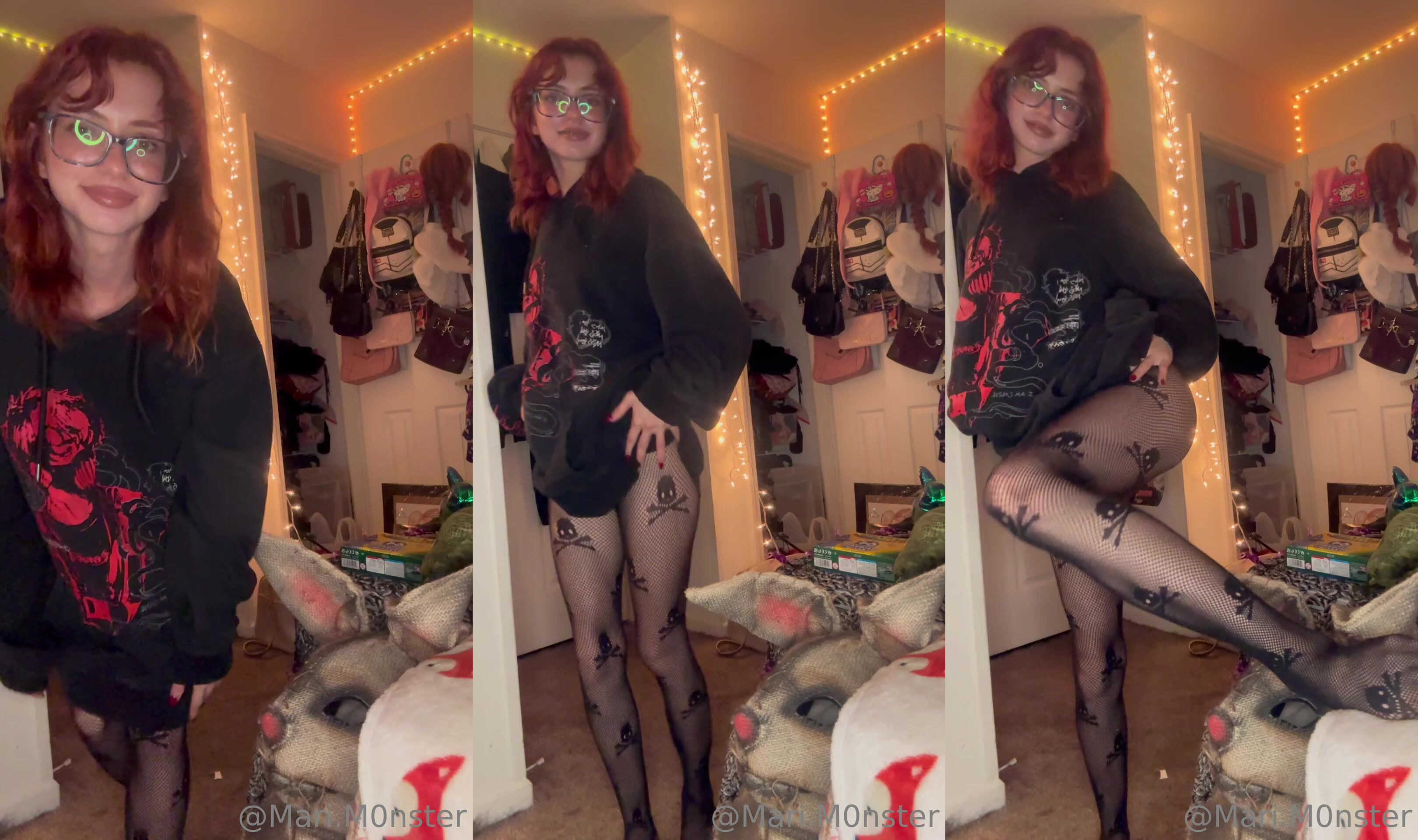 Mari.M0Nster's Sexy Strip Show