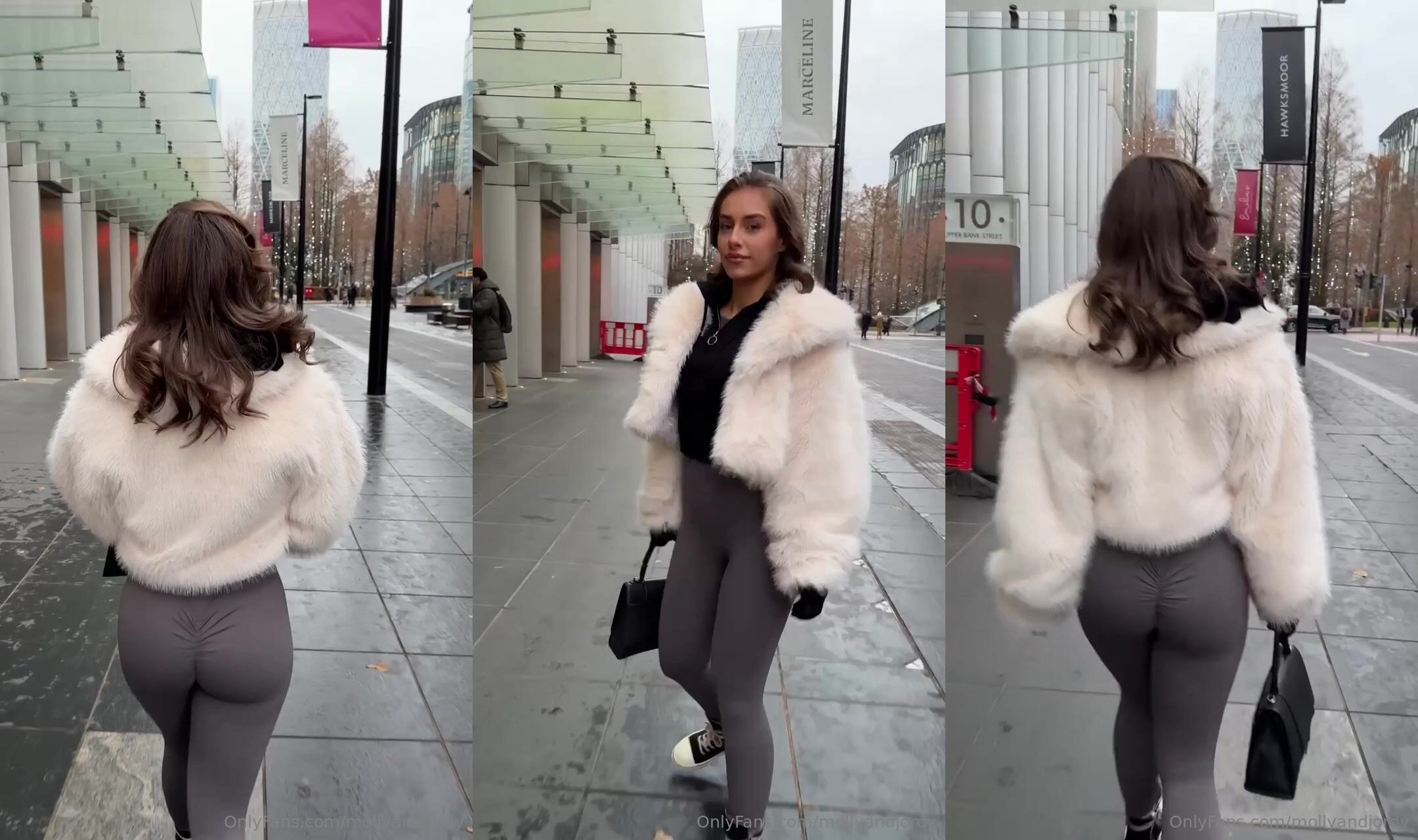Mollyandjordy Street Walk In Tight Pants