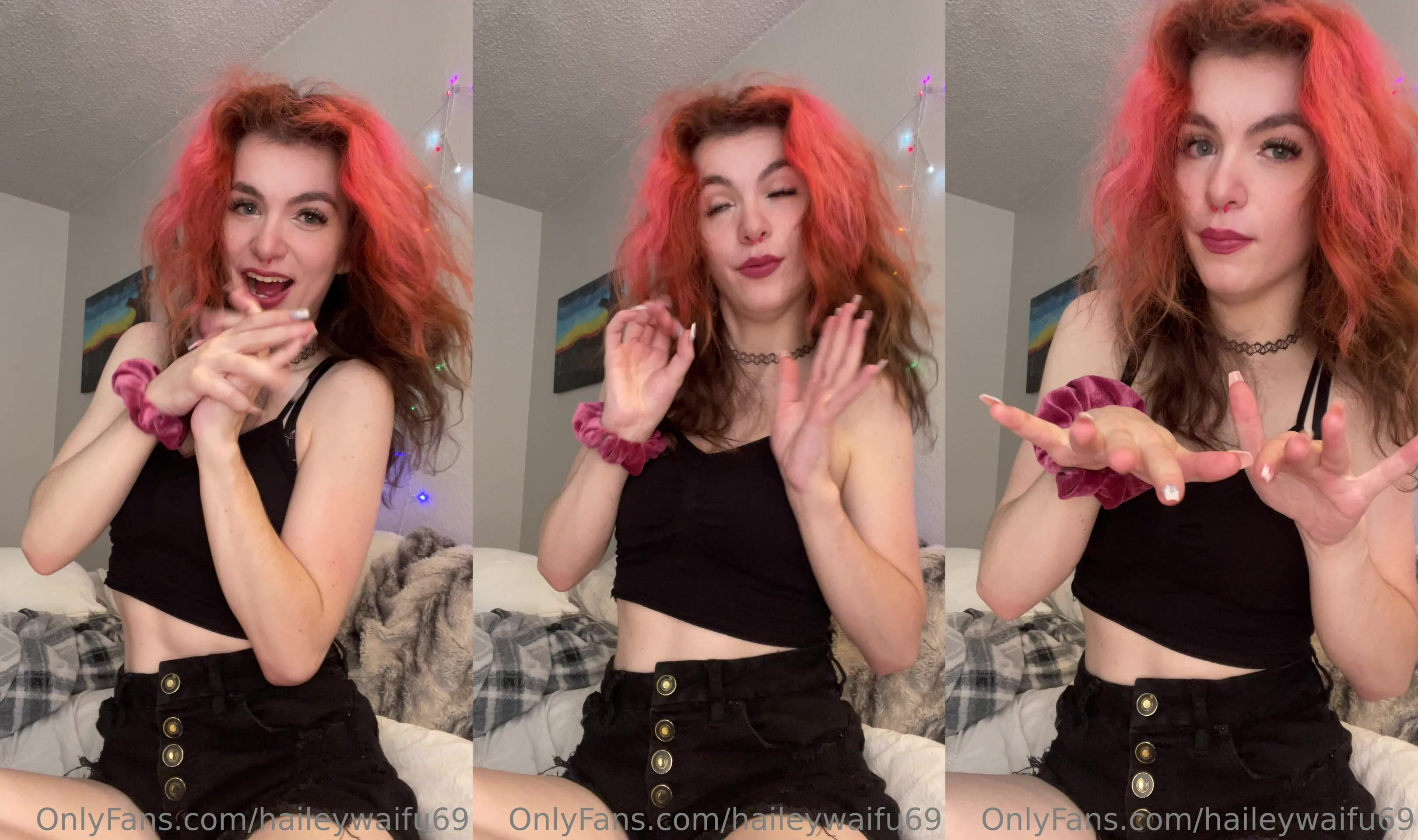 Haileywaifu69 Strips Down To Nothing