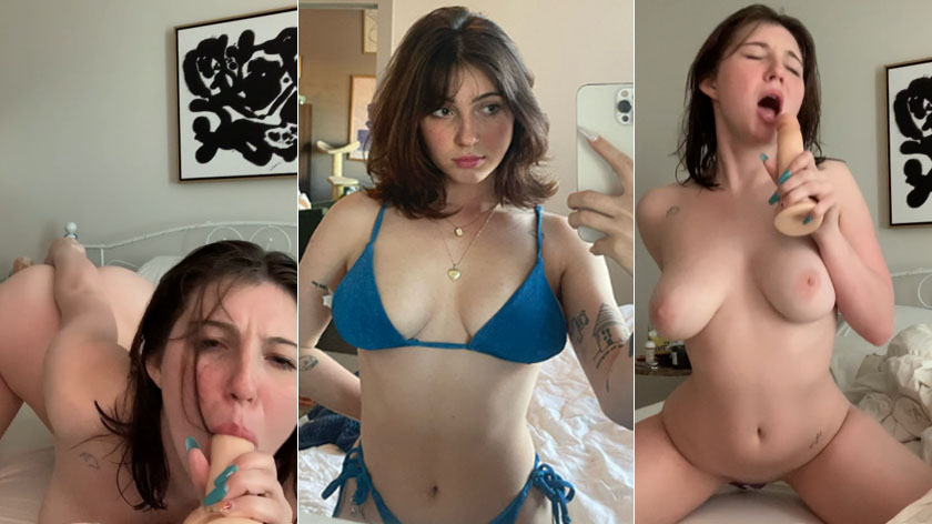 Soph8983 Pleasures Herself With Two Dildos
