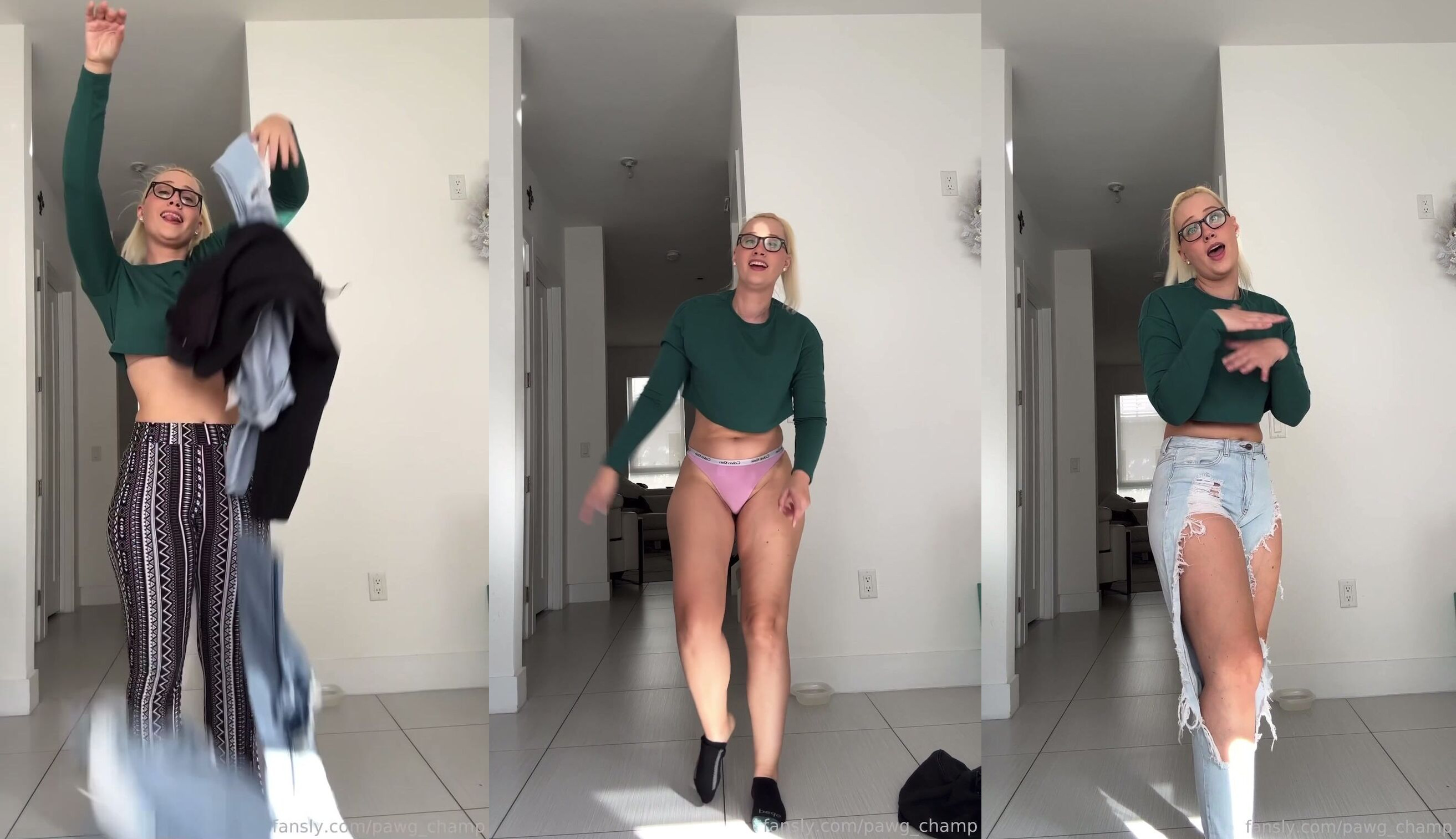 Pawg Champ Tries On Her New Pants