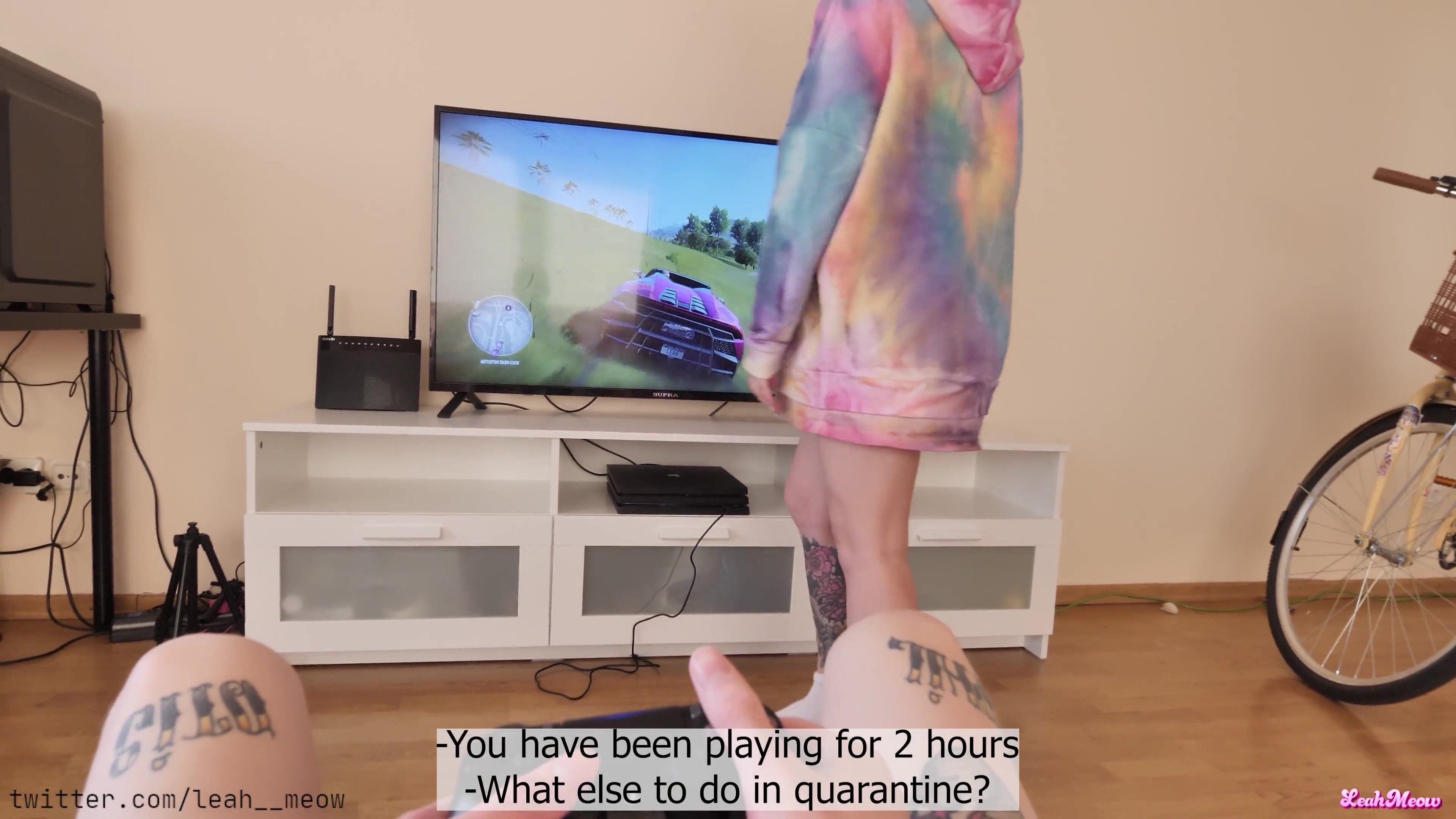 Leah Meow Gets Pleasured By A Cock