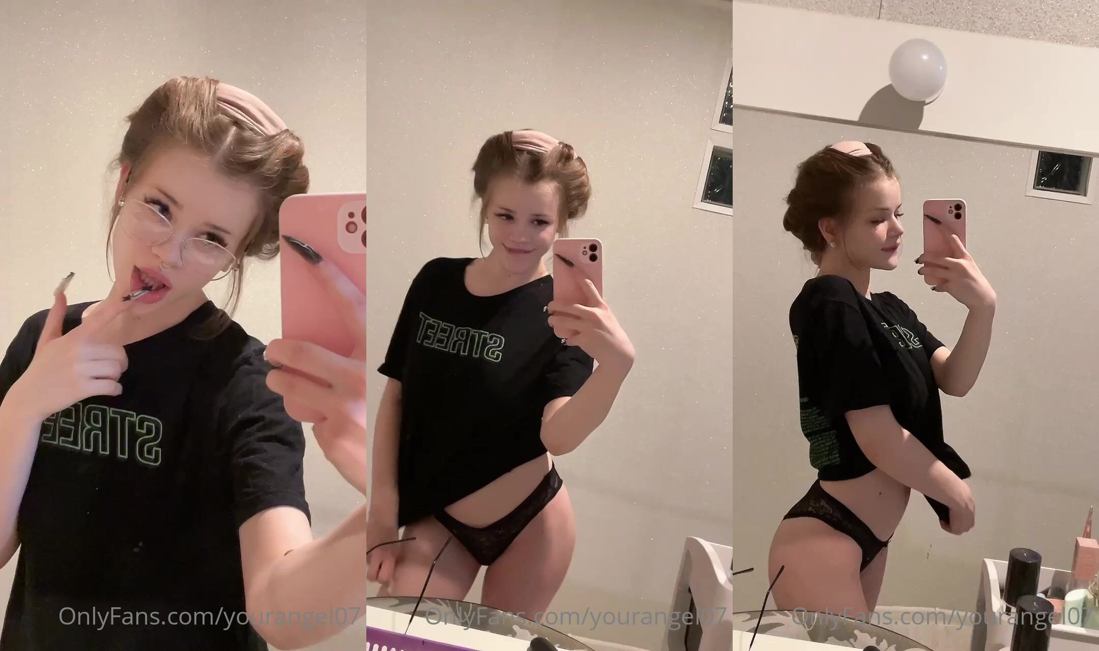 Yourangel07 Films Her Panties Tease