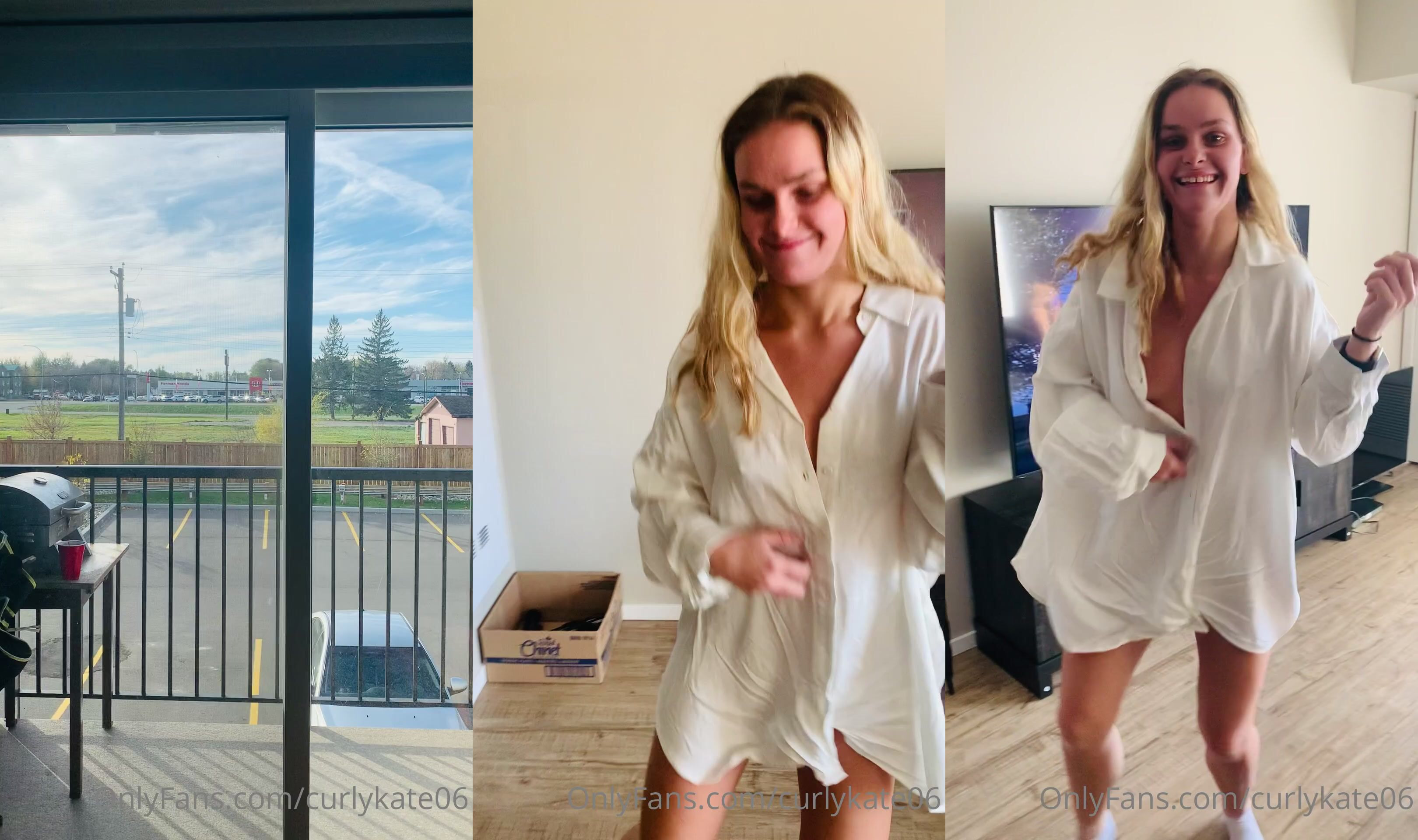 Playful Curlykate06 Shows Off Her Booty