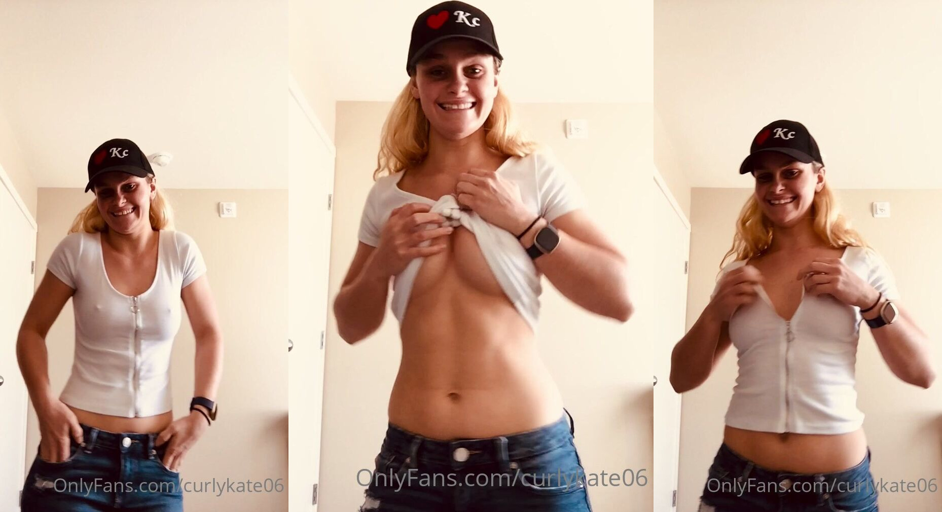 Naughty Curlykate06 Exposes Her Tits Slowly