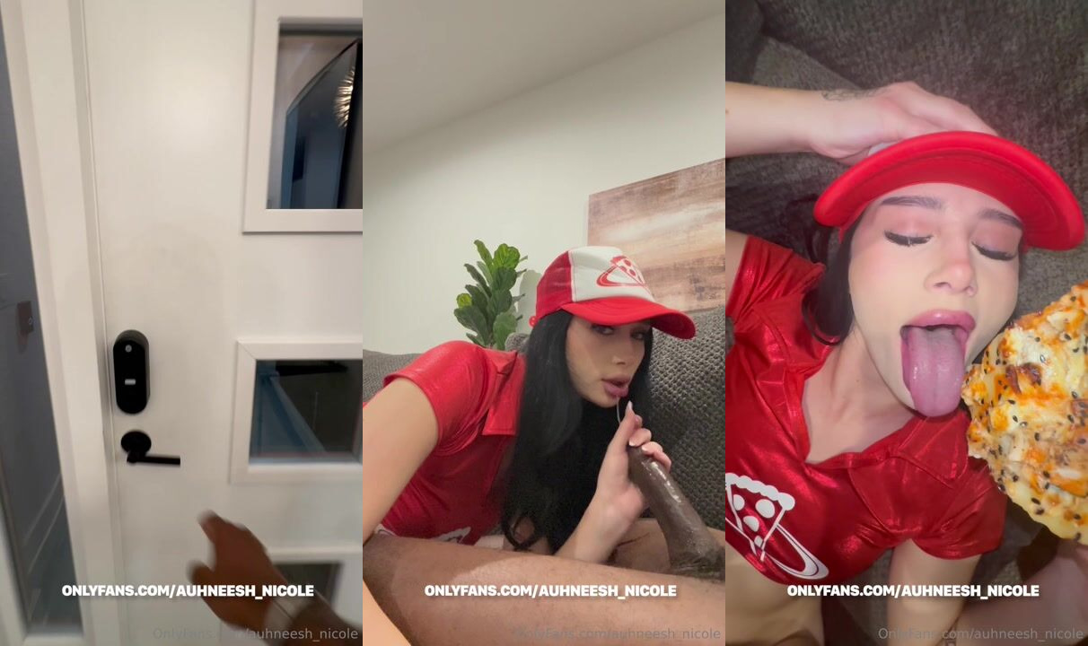 BBC Wrecks Pizza Babe Auhneesh Nicole