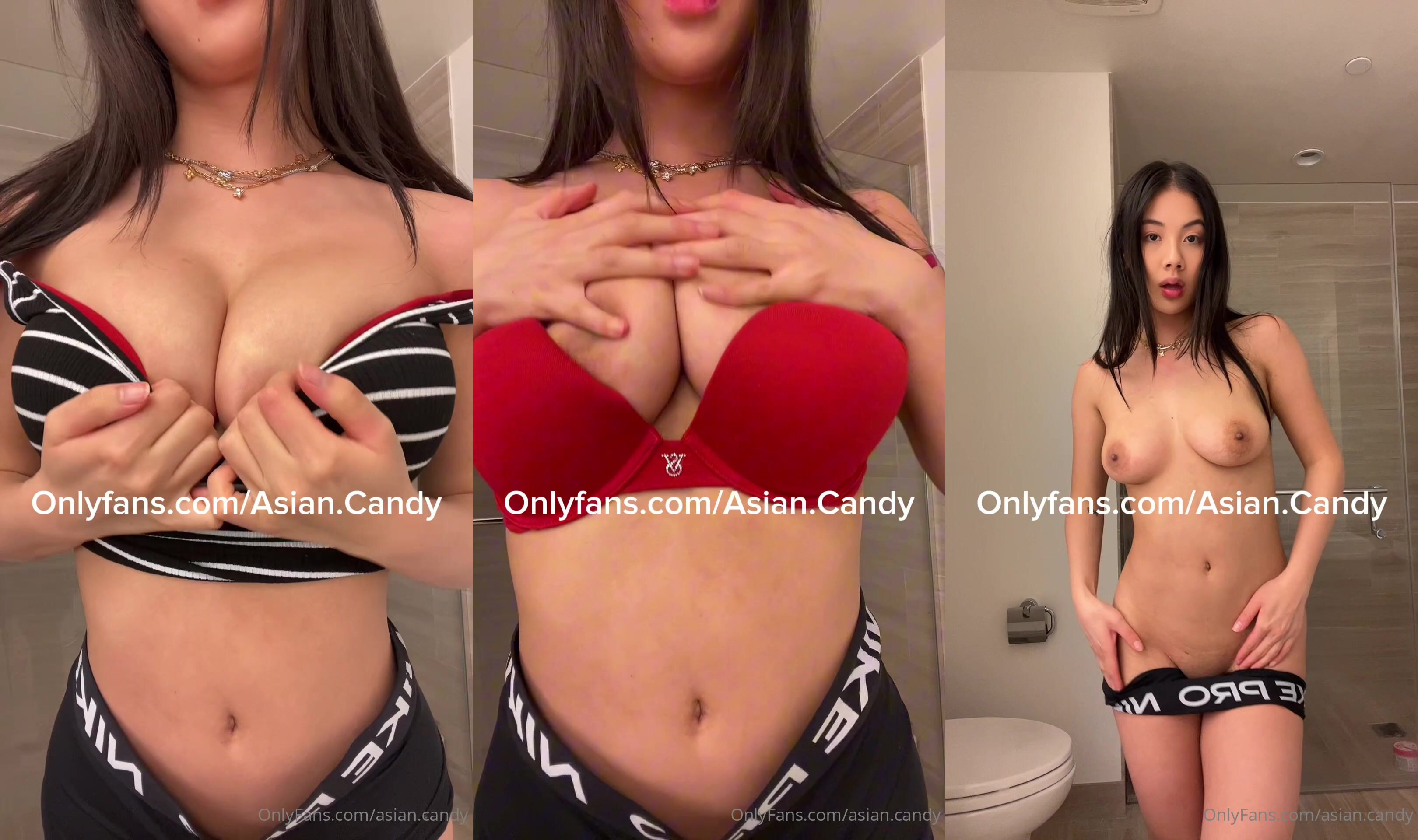 Asian Candy Takes Her Clothes Off