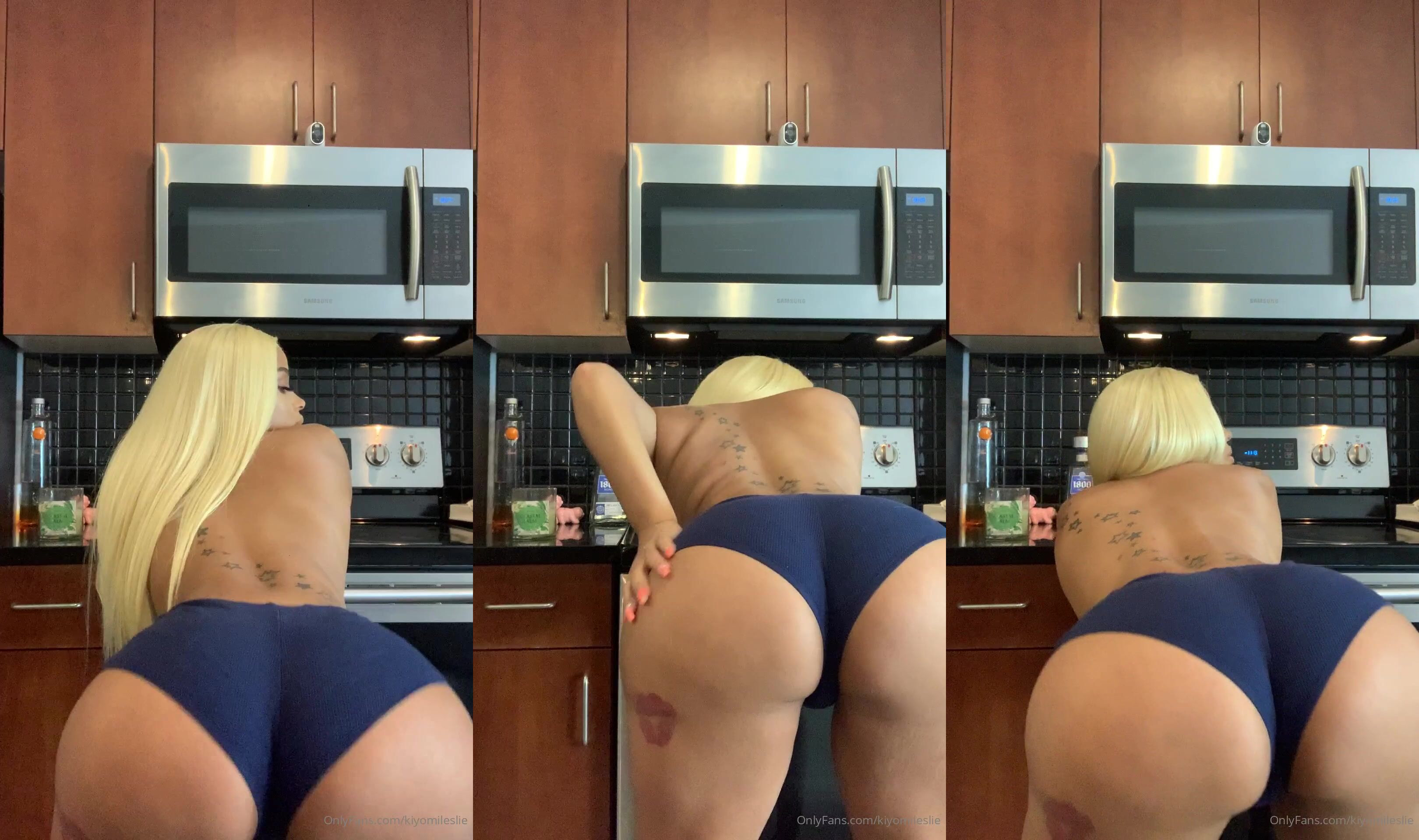 Kiyomileslie Serves Her Juicy Ass For Breakfast