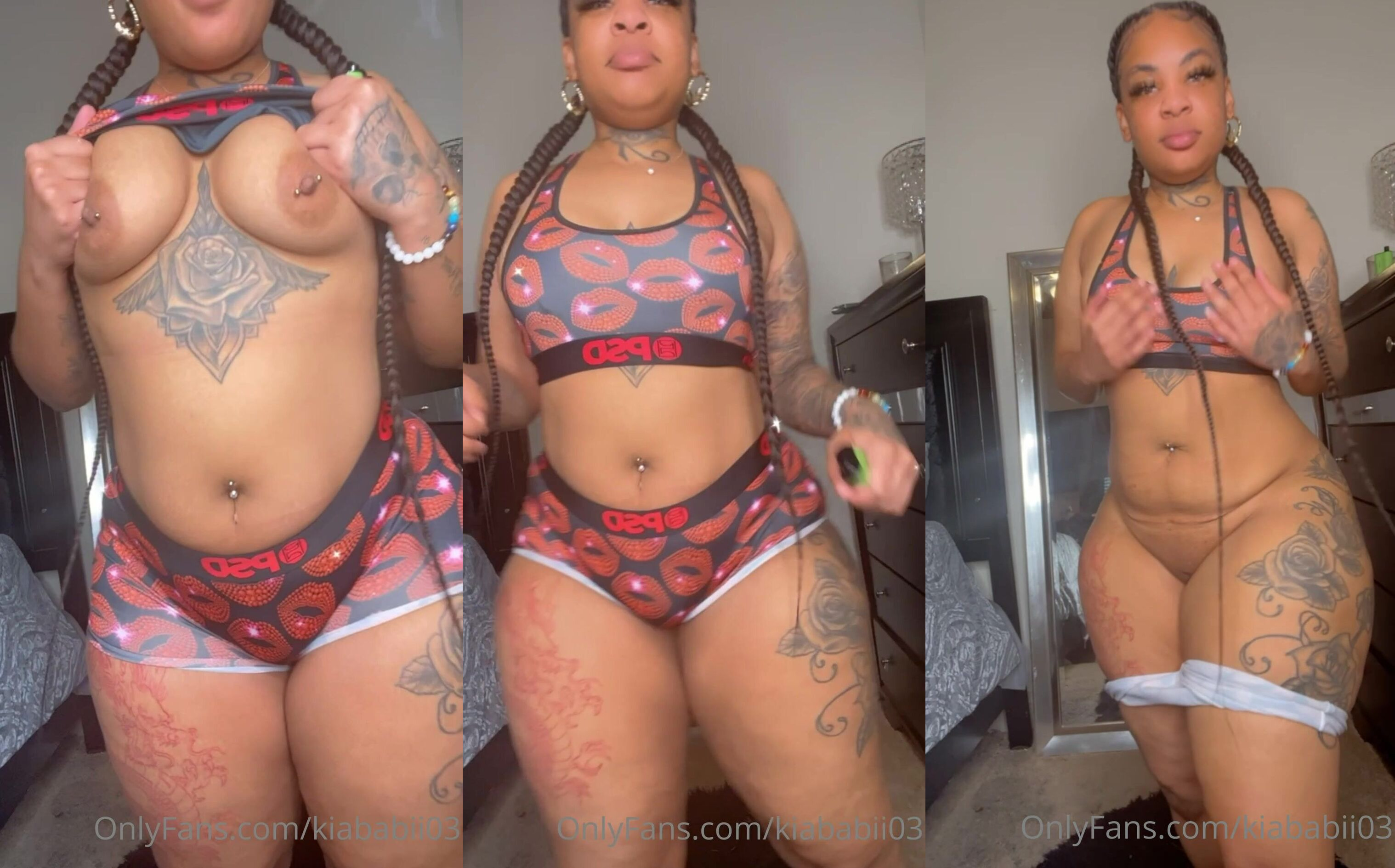 Kiababii03 Dances Dirty While Shaking Her Thick Ass
