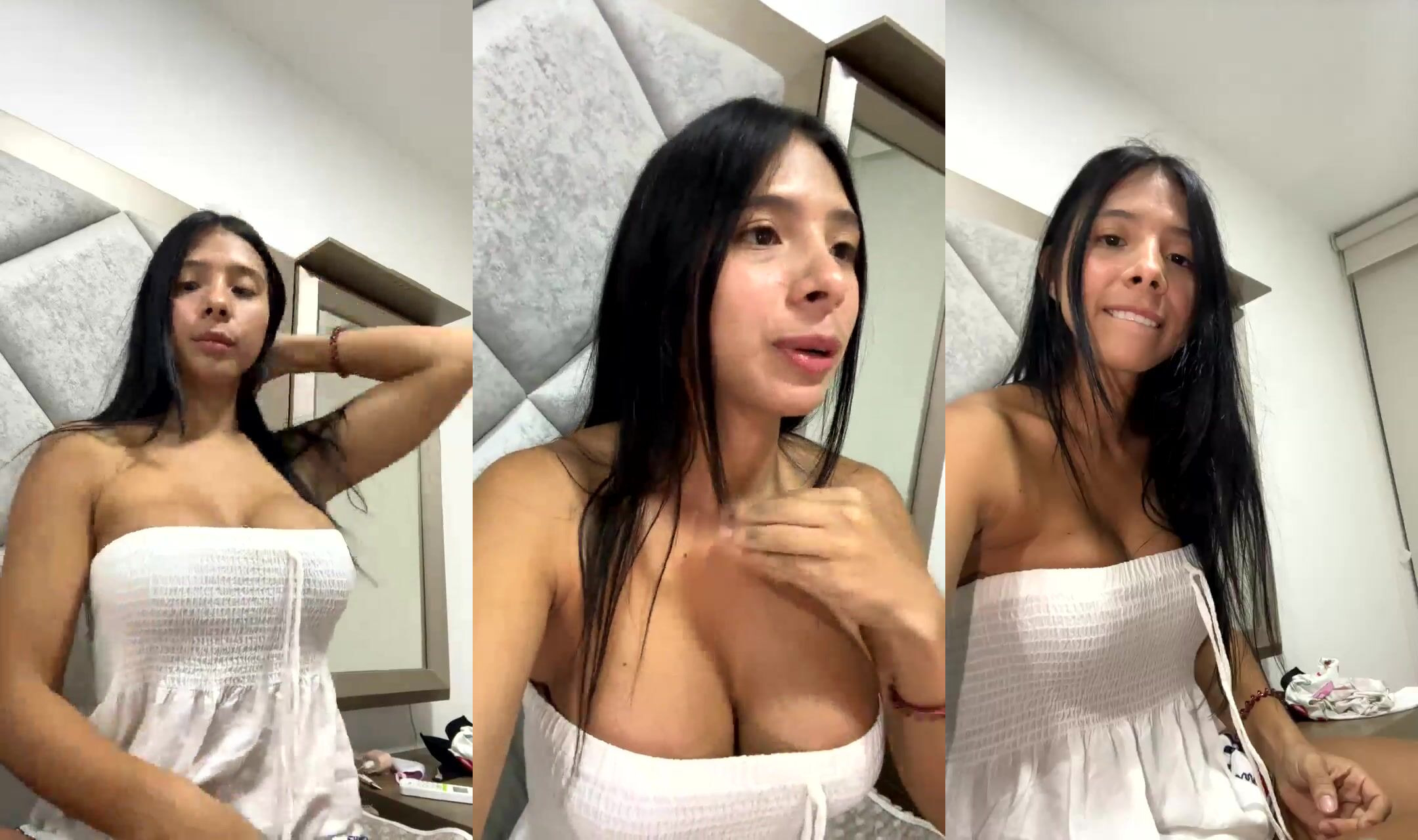 Jenniponce Flaunts Her Chest And Cleavage