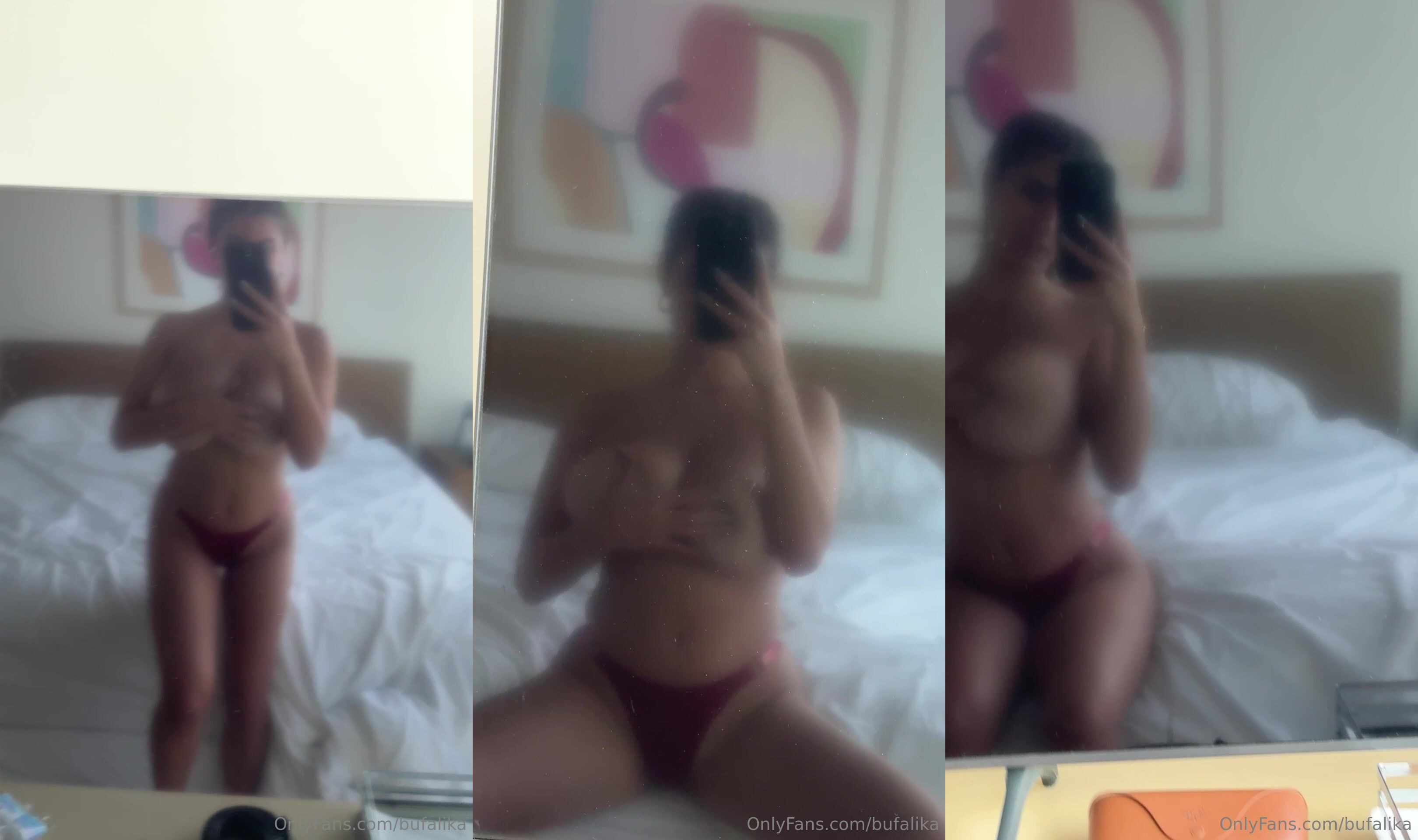 Bufalika Teases Her Nipples Seductively