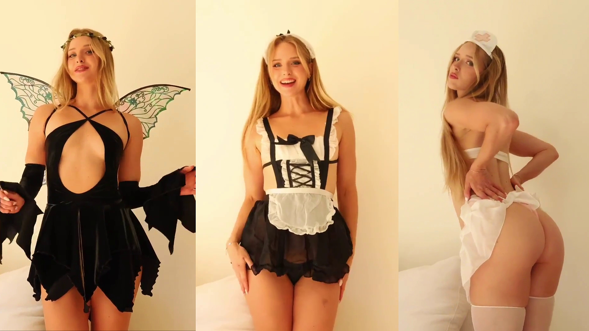 Caroline Zalog's Sultry Halloween Costumes
