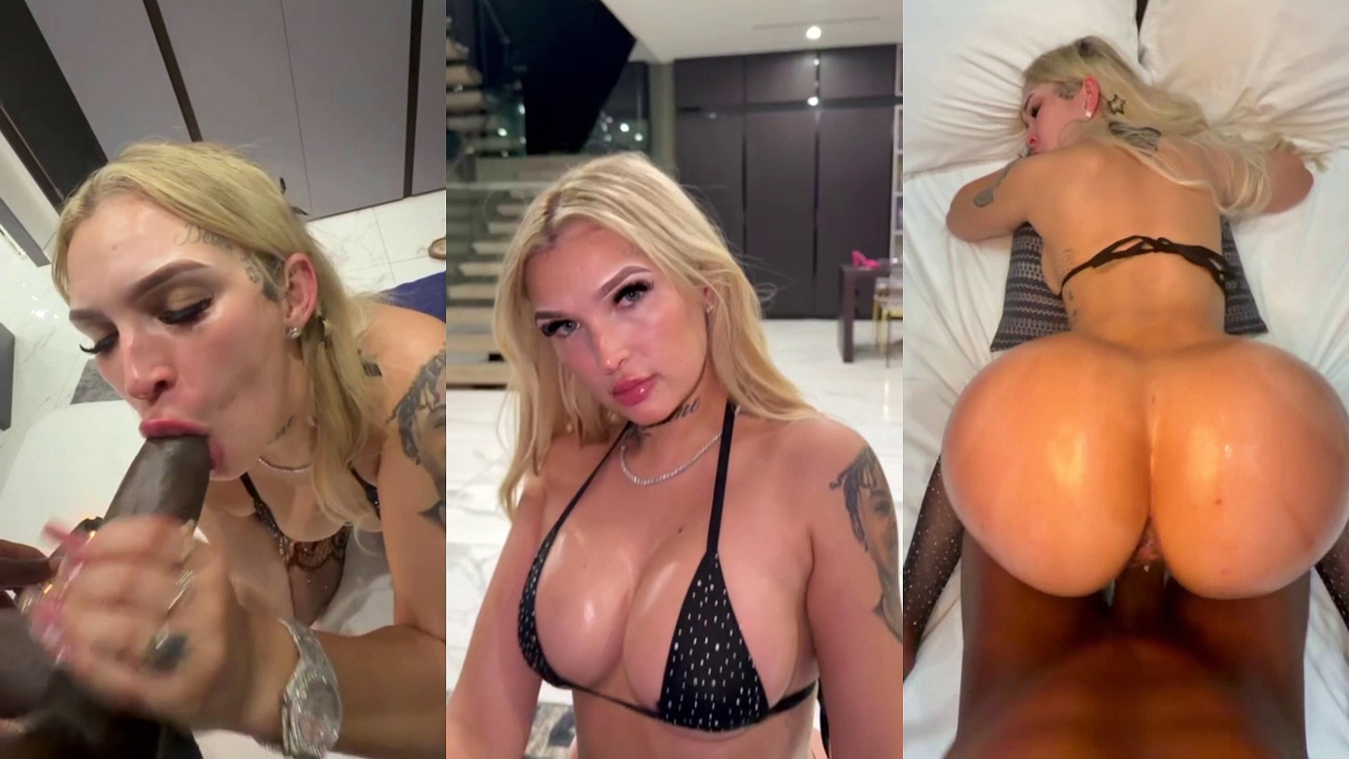 SexyBriellah Blows And Bounces On A BBC