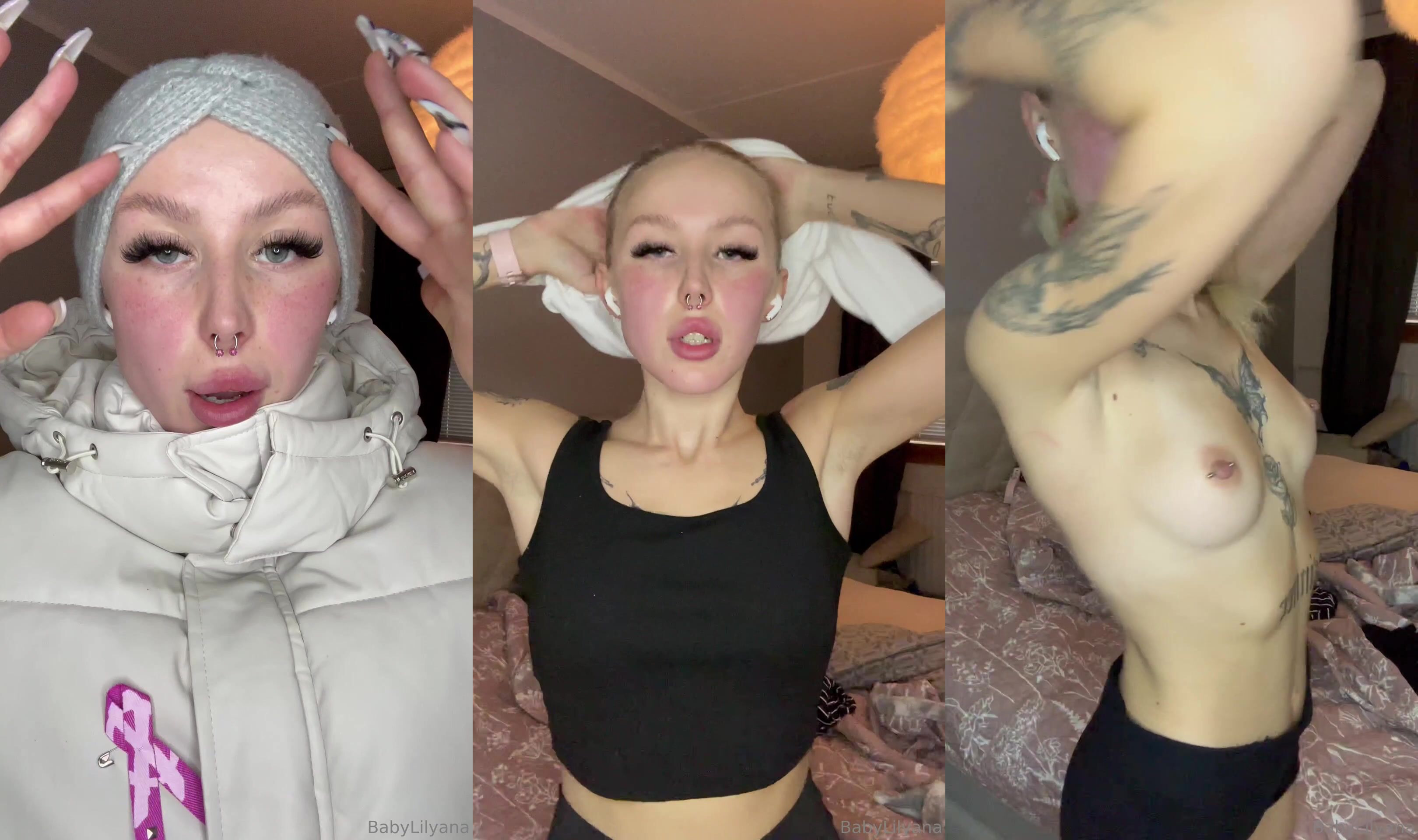 JadeBeib Shows Off Her Tattooed Sexy Body