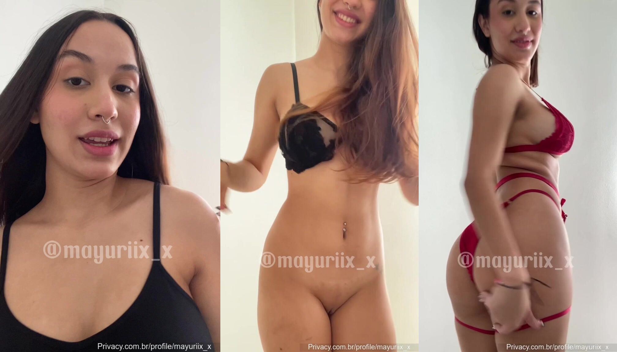 Mayuriix_X Tries Out Different Lingerie