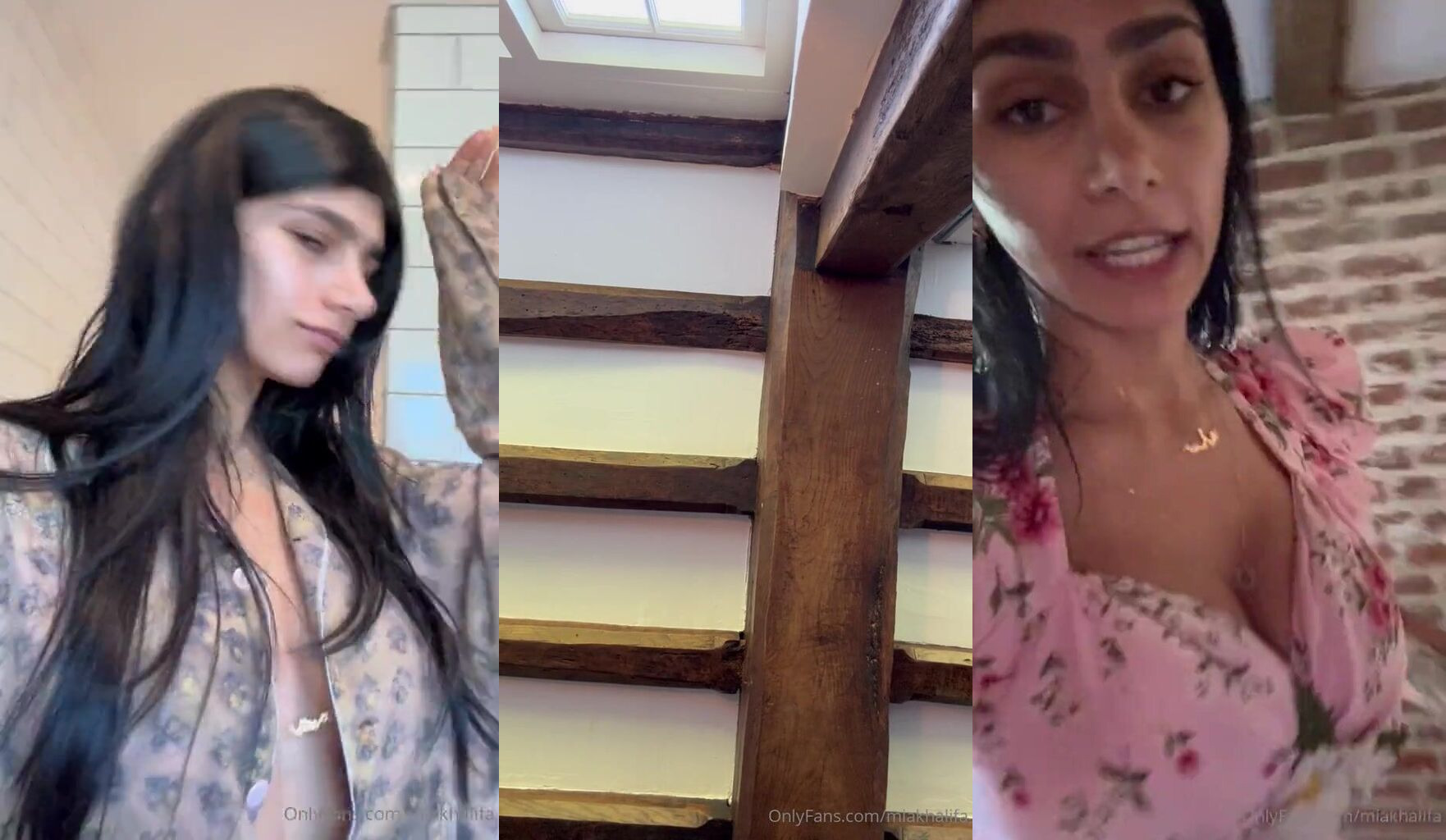 Sexy Mia Khalifa Goes Braless During Shower