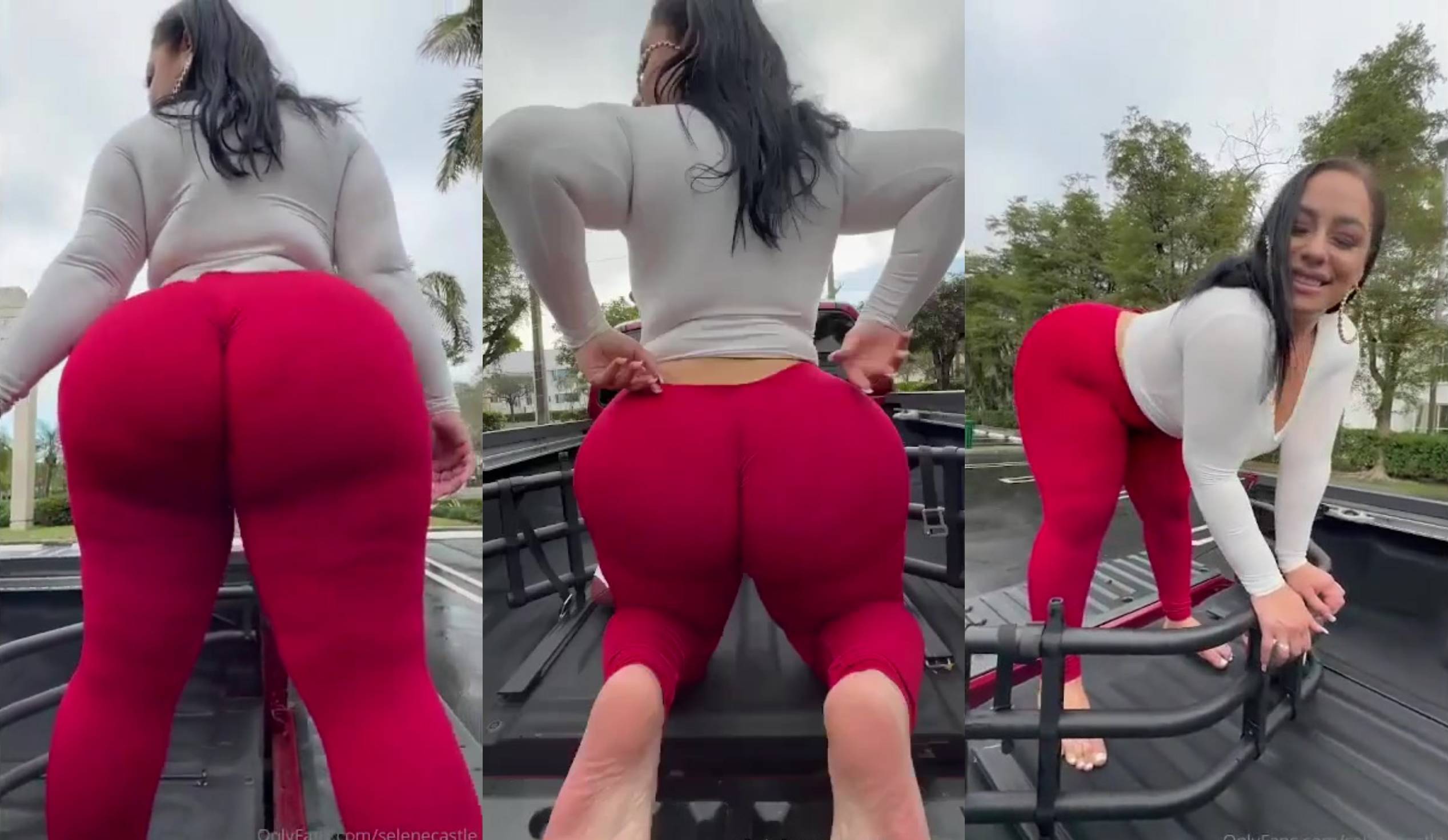 Selene Castle Twerks On The Truck