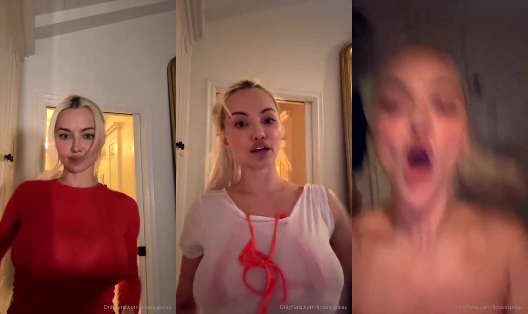 Lindsey Pelas Hosted A Talk And Tease Live