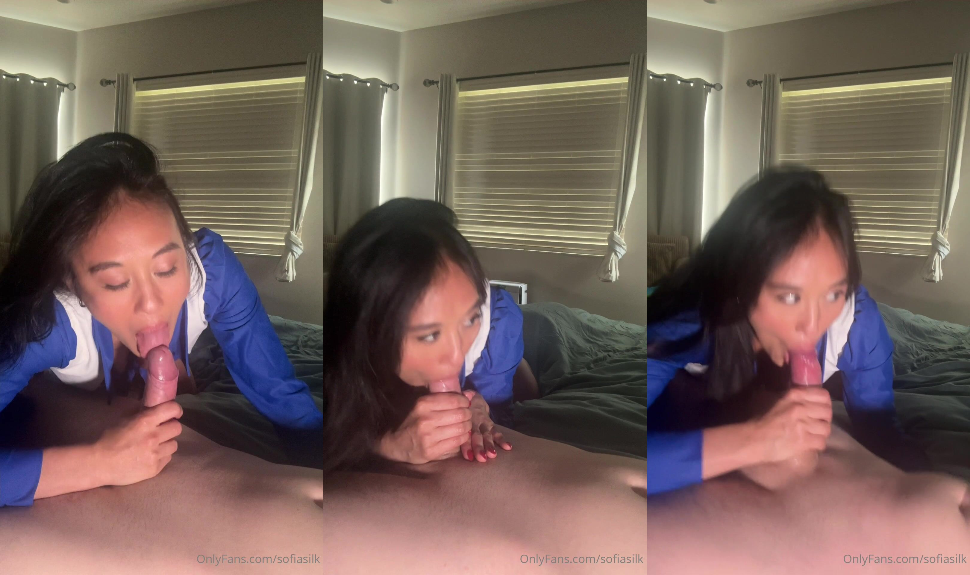 Sofia Silk Satisfies A Cock Using Her Mouth
