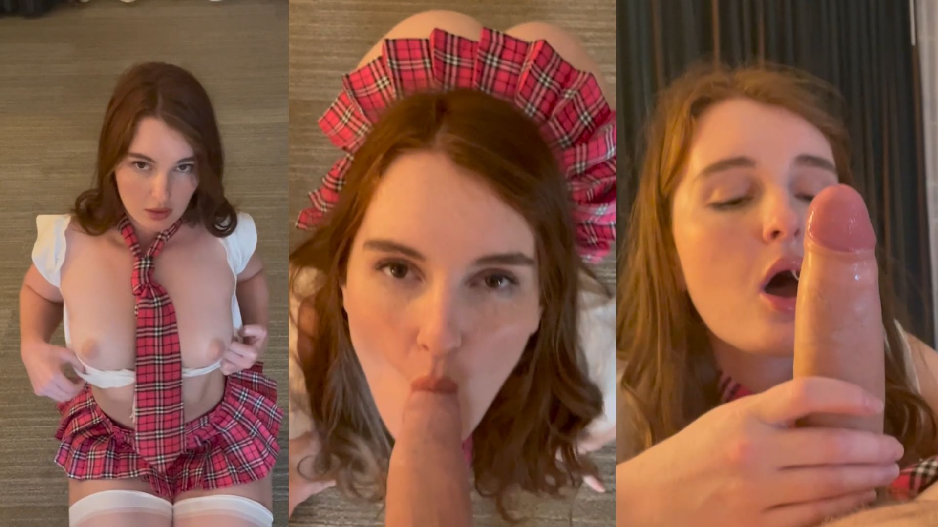 School Girl Zdank Blows A Cock After School