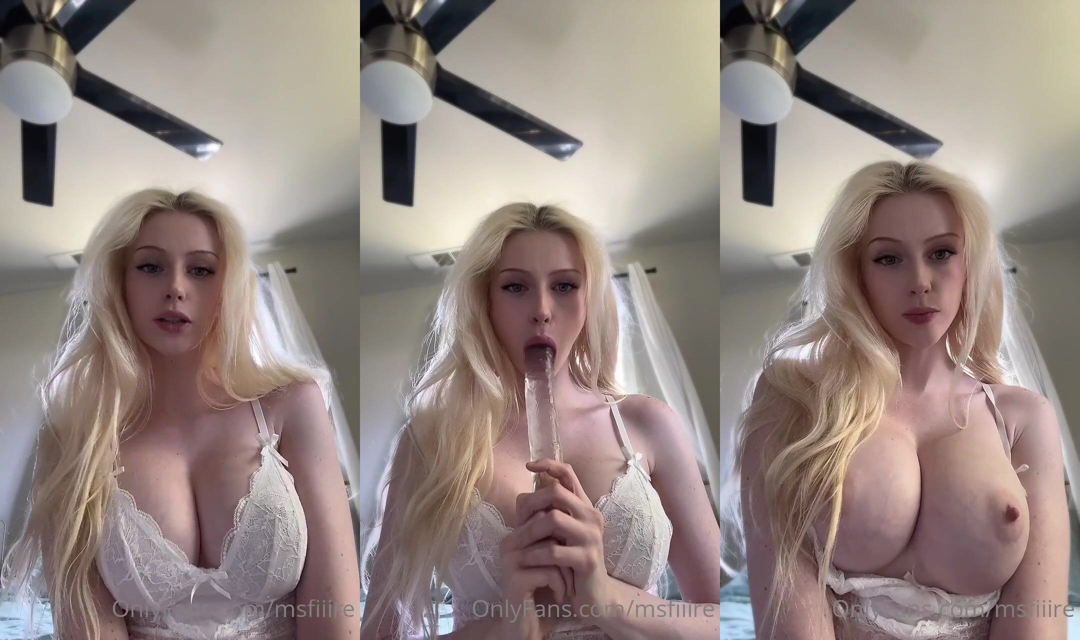 Msfiiire Gives JOI Using A Glass Dildo