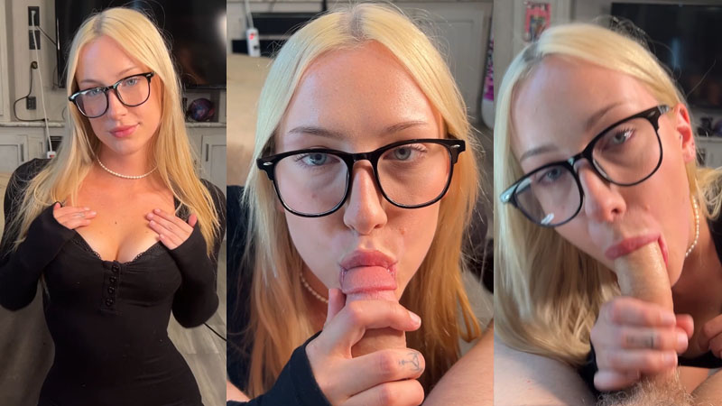 Aprilbanxx Gives Head & Receives A Facial