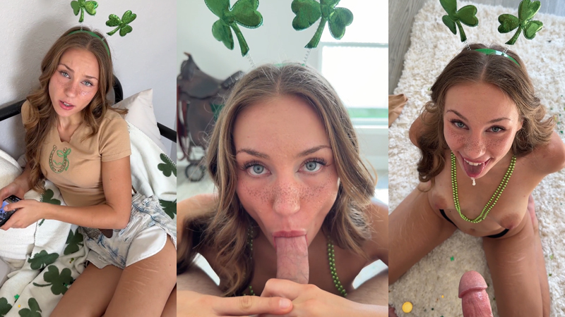 Anya Matusevich Gives Head & Tastes Her BF's Cum