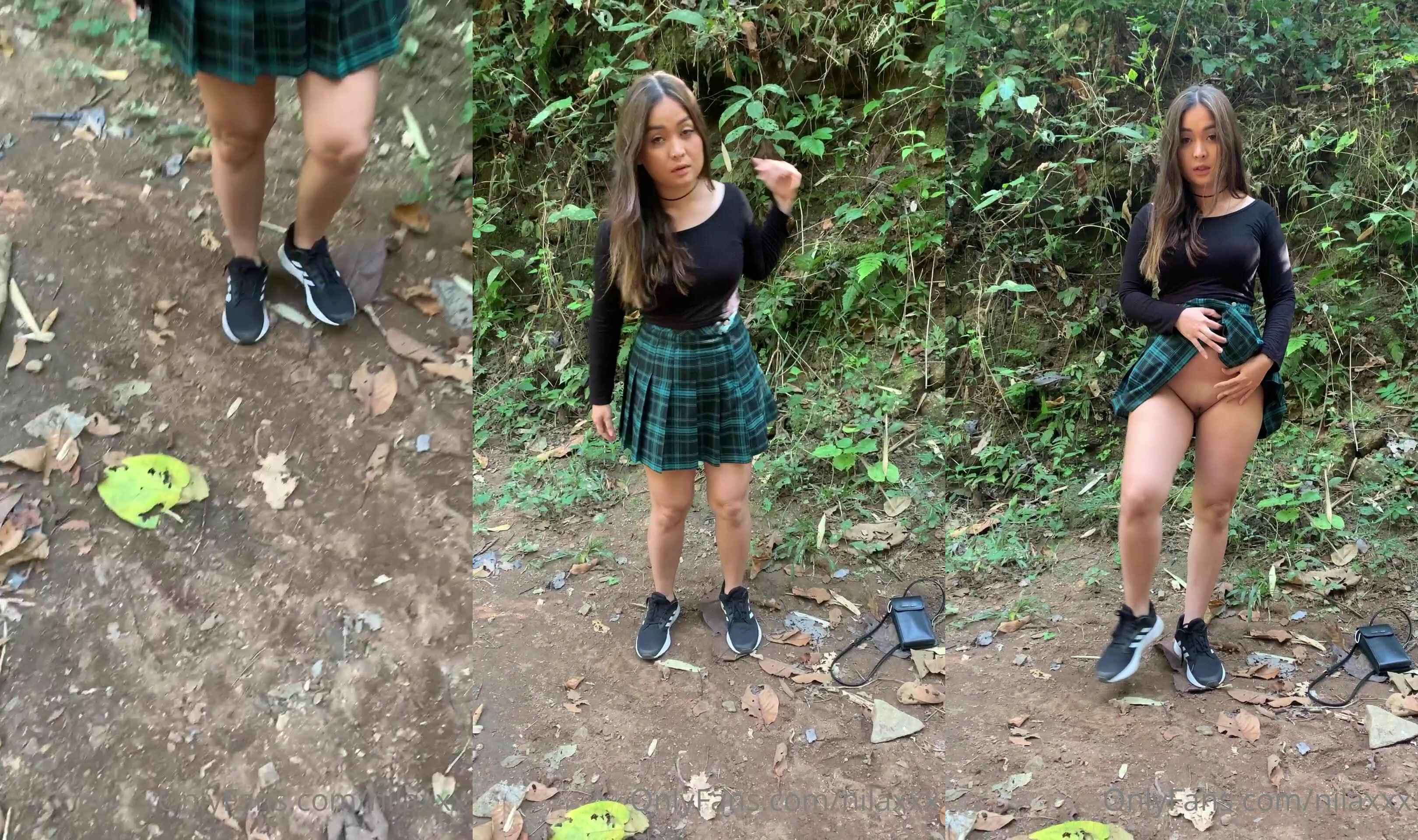 Schoolgirl Nilaxxx Has Sex In The Forest
